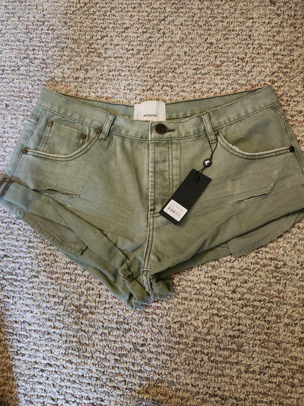 One Teaspoon BANDITS Distressed Women’s Denim Shorts